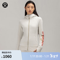 lululemon 丨Scuba 女士拉链连帽衫 *新年款 LW4CEOS 米白色 2