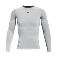 安德玛 UNDERARMOUR）HeatGear男子训练运动长袖紧身衣1257471 灰色011