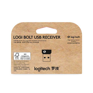 罗技（Logitech）USB接收器 无线鼠标键盘接收器 办公键鼠接收器 Bolt USB 稳定接收器 【BoltUSB接收器】