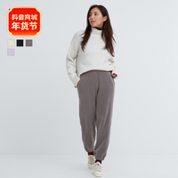 UNIQLO 优衣库 女装 高弹力摇粒绒束脚裤(休闲长裤裤子) 467392