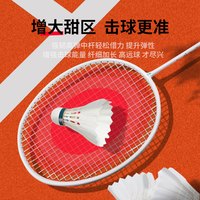 的幸 RACAENA 的幸 均衡之刃24磅初学者专业训练全碳素羽毛球拍单拍耐打