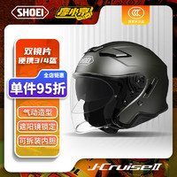 SHOEI头盔J-CRUISE2 摩托车四分之三盔 ANTHRACITE METALLIC S