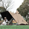梦花园Fantasy Garden露营帐篷户外便携式折叠自动金字塔黑胶帐篷
