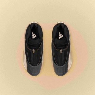 adidas ORIGINALS Crazy llnfinity 中性篮球鞋 ID8729 黑/金 45