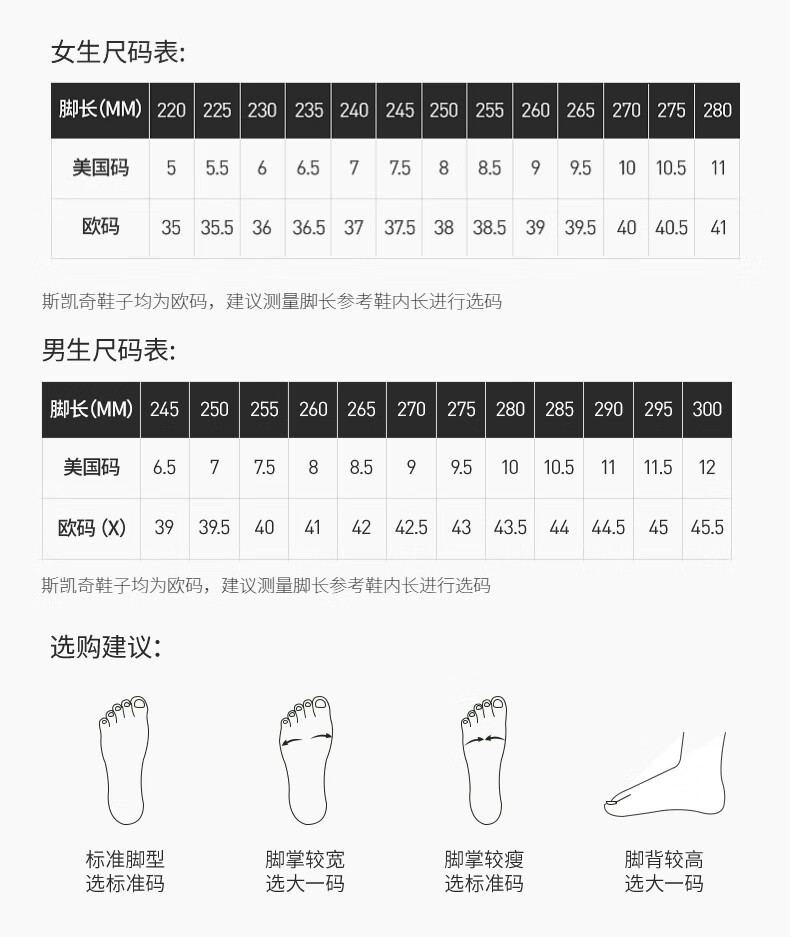 斯凯奇skechers男女款舒适健步鞋124836/216324 黑色/灰色/bkgy(男) 42
