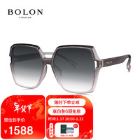 暴龙（BOLON）眼镜度数近视太阳镜墨镜 BL5060C13 1.67灰色偏光