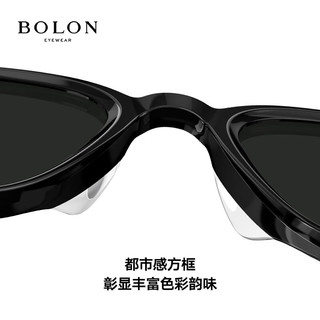 暴龙（BOLON）眼镜2024年方框太阳镜防紫外线开车墨镜男女潮 BL3165A60 A60-透焦糖色(非偏光)