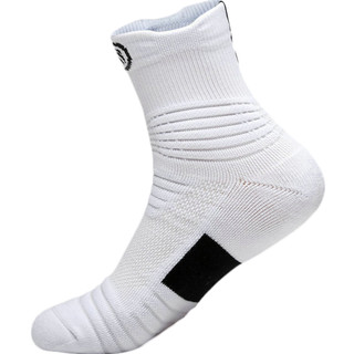 实战篮球袜子男跑步运动袜中筒专业防滑毛巾底长袜高帮加厚精英袜