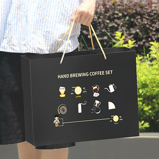 探磨 手冲咖啡套装器具公司手冲咖啡壶礼盒 米色壶套装