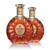 人头马（Remy Martin）洋酒 X.O优质香槟区干邑白兰地 500ml*2