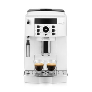 德龙（Delonghi）全自动咖啡机 意式现磨咖啡机 家用 泵压式 ECAM21.117W 白色 【全自动】ECAM21.117.W 白色