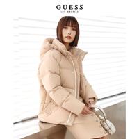 GUESS秋季男女同款保暖时尚连帽羽绒服-ML4W5883