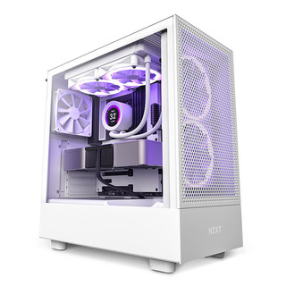 NZXT 恩杰 H5Flow 中塔ATX机箱 白色