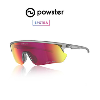 Powster变色马拉松跑步眼镜防风专业自行公路车夜间骑行护目镜