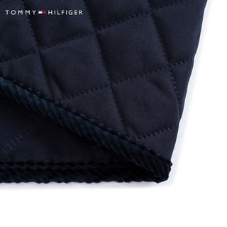 TOMMY HILFIGER【龙年系列】 24早春童装男菱格灯芯绒翻领棉服外套2412099 藏青色654-小童 L/160cm