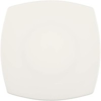 NARUMI 鸣海 白色方形餐盘 对角线 21厘米 适用微波炉加热 洗碗机