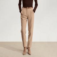 【轻奢绵羊毛】23冬高级通勤风锥形裤休闲裤女羊毛呢裤子