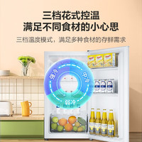 Haier 海尔 BC-90GHSDE0W9 直冷单门冰箱 90L 白色