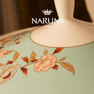 NARUMI日本NARUMI/鸣海Mirei系列下午茶套装单品 糖罐/奶壶骨瓷釉中彩 糖罐（带盖）/96404-4358