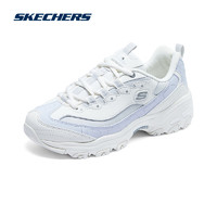 斯凯奇Skechers男女款时尚复古百搭老爹鞋经典休闲运动鞋896285 乳白色/蓝色/OWBL(女) 39