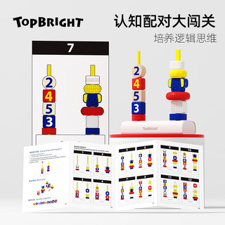 特宝儿（topbright）数学认知进阶式宝宝串珠新年积木拼插男女孩儿童玩具孩子礼盒 三合一进阶式串珠