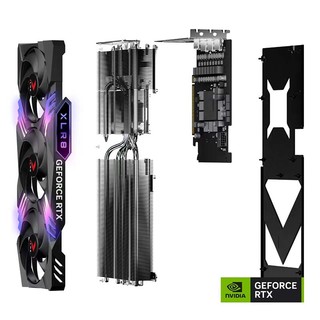 PNY 必恩威 GeForce RTX4070Ti Super 16GB  Gaming VERTO ARGB OC掌控者超频版三风扇电竞游戏显卡