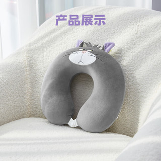 名创优品（MINISO）迪士尼猫咪系列路西法U型枕颈椎枕旅行可爱护颈 路西法U型枕