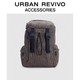 URBAN REVIVO 男士山系设计感大容量双肩包UAMB30079