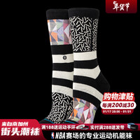 STANCE555中筒袜20休闲袜加厚保暖女士袜子潮袜 黑色 W555D23WAN-BLK M