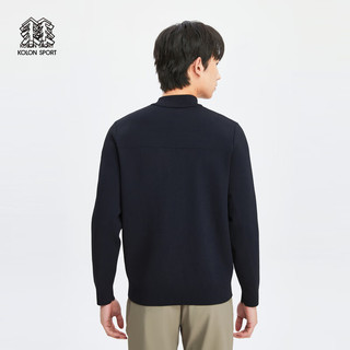 KOLON SPORT可隆户外男士一体织开衫 黑色BK 175/L