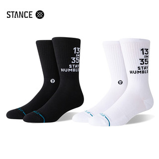 STANCE&麦迪联名款556中筒休闲袜男女运动袜 黑色A556D23MCC-BLK M  欧码38-42