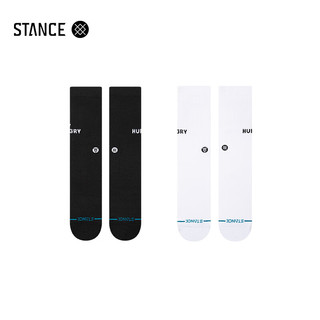 STANCE&麦迪联名款556中筒休闲袜男女运动袜 黑色A556D23MCC-BLK S  欧码35-37