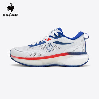 乐卡克法国公鸡男款2024春季训练系列蓝标专业跑步鞋L241MCNS0108 白蓝红/AAD 40