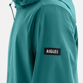 AIGLE艾高2023年春季男UPF50+防紫外线防泼水夹克皮肤衣外套 海峡绿 AJ642 XL