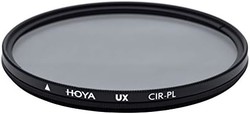 HOYA 保谷 Circular UX Pol 濾鏡 37 毫米，用于增強色彩和減少光反射和反射的偏振濾鏡，鋁制框架，優質玻璃，防水