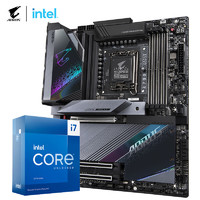 GIGABYTE 技嘉 主板CPU套装 Z790 AORUS MASTER+ i7-13700KF 处理器 板U套装