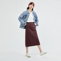 GIORDANO 佐丹奴 纯棉仿灯芯绒半身裙 4068231623