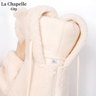 La Chapelle City 拉夏贝尔 女士摇粒绒上衣外套