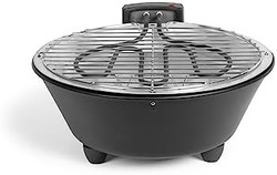 Livoo 電動桌燒烤 功率: 1250 W,直徑 30 厘米,網格和油脂滴盤可拆卸,可用洗碗機清洗,帶 4 個防滑腳。
