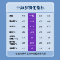 辽湾岛大连黑玉海参底播野生纯淡干国标一级辽刺参干货礼盒装500g