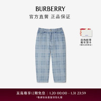 博柏利（BURBERRY）男童 格纹日本牛仔裤80730101 4Y