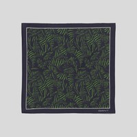 GANT 甘特 夏季女士时尚复古气质优雅植物印花方块丝巾围巾|9920154