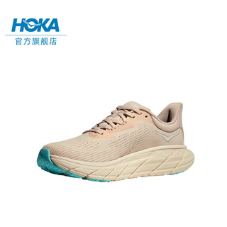 HOKA ONE ONE男女款春季阿瑞海7跑步鞋ARAHI 7稳定支撑轻盈缓震 香草色/乳白色-女 40