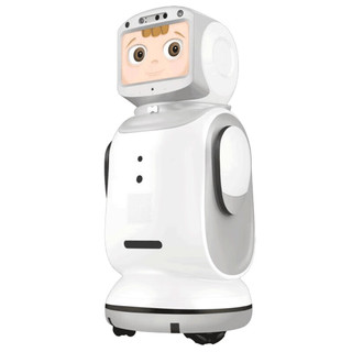 华沃智伴打令小宝迎宾接待服务机器人语音互动视频对话餐厅酒店展厅智能机器人教育教学机器人 9成新