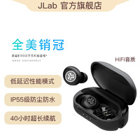 JLAB JBuds Air Pro 真无线入耳式蓝牙耳机 长续航HiFi音质IP55防水EQ3音效入耳检测 黑色