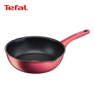 Tefal 特福 G26277 炒锅(26cm、不粘、有涂层、铝合金、红钻)