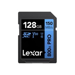 Lexar 雷克沙 800x Pro U3 V30 SD存储卡 128GB