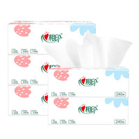 心相印抽纸餐巾纸家庭实惠装宿舍卫生纸擦手纸面巾纸 6包