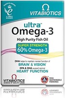 Vitabiotics 薇塔贝尔 Ultra 高纯Omega-3鱼油胶囊 60粒