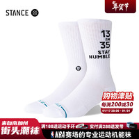 STANCE&麦迪联名款556中筒休闲袜男女运动袜 白色A556D23MCC-WHT M  欧码38-42